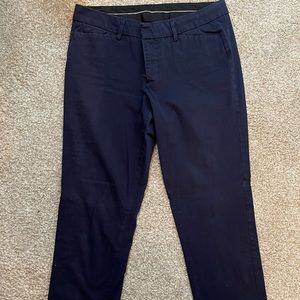 Navy Ankle Cropped Pants Size 10